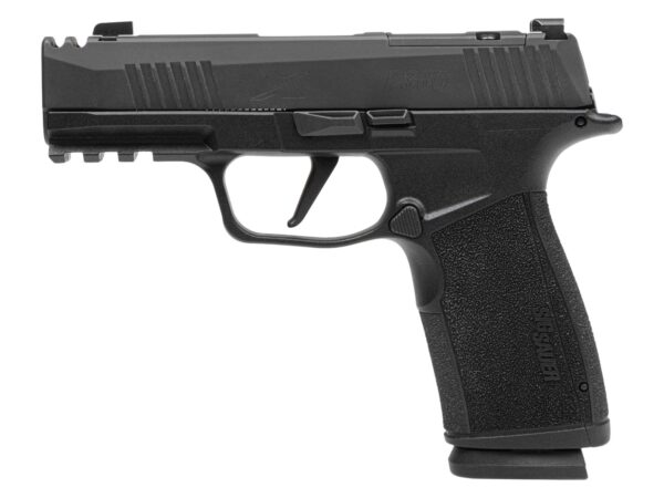 Sig Sauer 365XCA-9-COMP-MS-10 P365 XMacro COMP Compact 9mm Luger 10+1 3.10" Carbon Steel Barrel, Black Nitron Integrated Compensator/Optic Ready/Serrated Stainless Steel Slide & Stainless Steel Frame