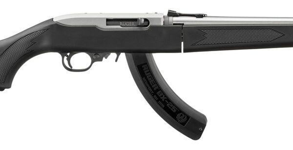 Ruger 32028 10/22 Takedown 22 LR 25+1 18.50" Matte Threaded Barrel, Matte Stainless Steel Drilled & Tapped Receiver, Black Fixed Synthetic Stock