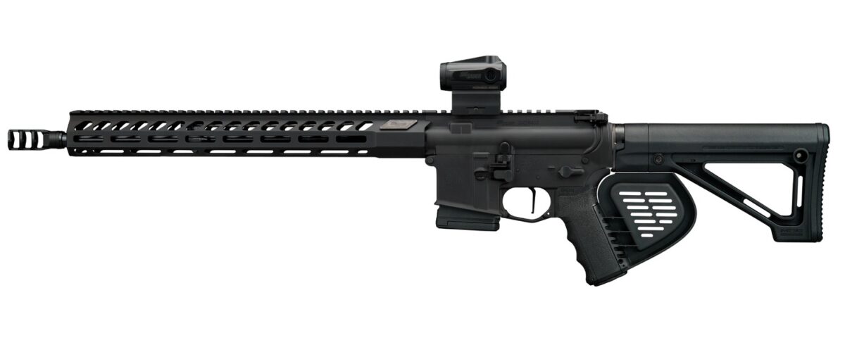 Sig Sauer RM400556N16BFORGECA M400 Forge *CA Compliant 5.56 NATO 10+1 16" Black Anodized Alloy Receiver w/Picatinny Rail, M-LOK Handguard, Magpul MOE Black Polymer Stock, Shark Fin Grip, Sig ROMEO MSR 1 196991