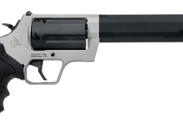 Taurus 2-JUDGE65 Judge  45 Long Colt/410 Gauge 5 Shot 6.50" Stainless Steel Barrel & Frame, Black Stainless Steel Cylinder, Black Rubber Grip, Transfer Bar Safety