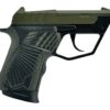 Taurus 1-22TUC13-ODG 22TUC Micro-Compact 22 LR 9+1 2.50" OD Green Tip-Up Barrel, OD Green Cerakote Serrated Slide, Black Polymer Frame, VZ G10 Grip 2 197950