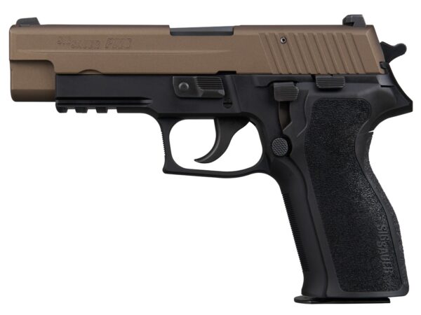 Sig Sauer E26R9BSSFBZ P226 Freedom Limited Edition Full Size 9mm Luger 15+1 4.40" Black Carbon Steel Barrel, Bronze Cerakote w/Freedom Engraving Stainless Steel Serrated Slide, Black Anodized Aluminum