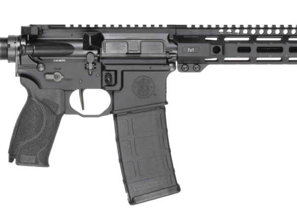 Smith & Wesson 14603 M&P 15 Axe Pistol 5.56 NATO 30+1 11.50" Black Armornite Threaded Barrel, Black Hardcoat Anodize Aluminum Receiver w/Picatinny Rail, M-LOK Handguard, Black Polymer Magpul BTR Brace