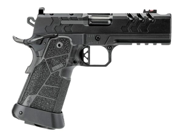Kimber Mfg, Inc 3500105 2K11 Pro Comp Full Size Frame 9mm Luger 19+1 5" Compensated Barrel, Black Stainless Steel Lightening Cut/Optic Ready/Serrated Slide, Black Stainless Steel Frame w/Beavertail &