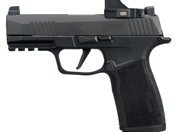 Sig Sauer 365XCA9BXR3PRS P365 XMacro w/Optic Compact 9mm Luger 17+1 3.70" Black Nitron Stainless Steel Serrated w/Sig ROMEO-X Compact Slide, Black Stainless Steel Frame w/Beavertail & Picatinny Rail,