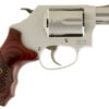 Smith & Wesson 170349 Model 637 Performance Center Enhanced Action 38 S&W Spl +P 5 Shot 1.88" Stainless Steel Barrel/Cylinder, Matte Silver Aluminum Alloy J-Frame, Custom Wood Grip, Internal Lock 2 24007