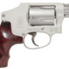 Smith & Wesson 163808 Model 642 Ladysmith 38 S&W Spl +P 5 Shot 1.88" Stainless Steel Barrel/Cylinder, Matte Silver Aluminum Alloy J-Frame, Wood Grip, Snag-free Enclosed Hammer, Internal Lock 2 26499