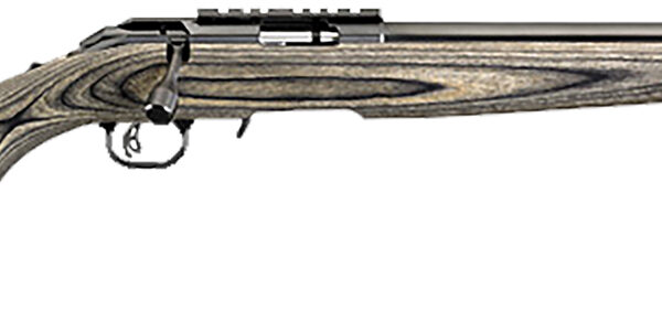 Ruger 8348 American Rimfire Target Full Size 22 LR 10+1 18" Satin Blued Threaded Bull Barrel & Alloy Steel Receiver w/Scope Rail, Black Fixed Laminate Stock, Right Hand