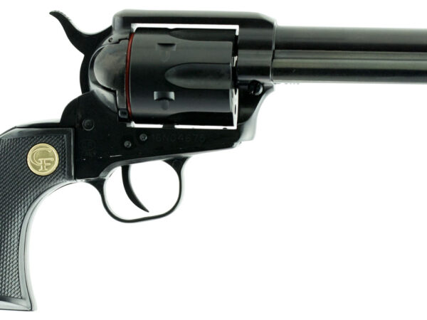 Chiappa Firearms CF340261 SAA 1873  Medium Frame 17 HMR 6 Shot, 4.75" Blued Steel Barrel, Blued Steel Frame, Blued Cylinder, Black Plastic Grip, Exposed Hammer