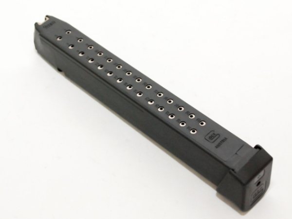 GLOCK 33RD MAGAZINE-GOLD
