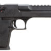 Magnum Research DE44 Desert Eagle Mark XIX 44 Rem Mag Caliber with 6" Picatinny Rail Barrel, 8+1 Capacity, Overall Black Finish Carbon Steel, Beavertail Frame, Serrated Slide & Rubber Grip 2 49294