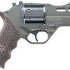 Chiappa Firearms 340285 Rhino 30DS Small Frame 357 Mag 6 Shot 3" Green Cerakote Steel Vent Rib Barrel, Blued Steel Cylinder, Green Cerakote Aluminum Frame, Walnut Grip, Concealed Hammer 2 51814