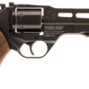 Chiappa Firearms CF340246 Rhino 50SAR Medium Frame 357 Mag 6rd 5" Black Anodized Steel Vent Rib Barrel, Black Cylinder, Black Anodized Aluminum Frame w/Picatinny Rail, Walnut Grip, Exposed Hammer 2 5652
