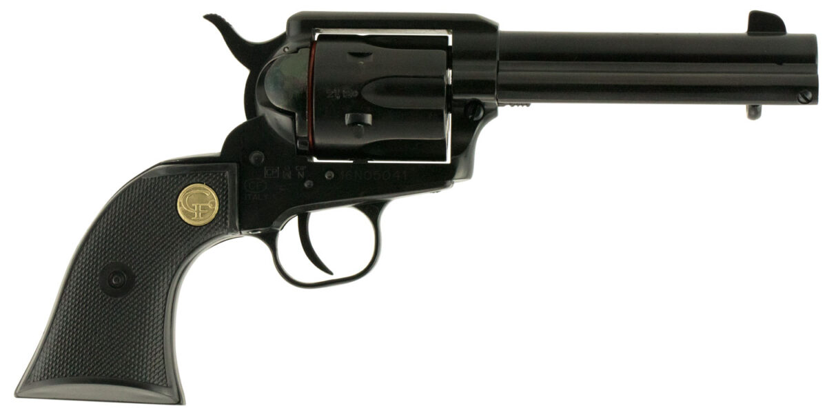 Chiappa Firearms CF340250D SAA 1873 Medium Frame 22 LR/22 WMR 6 Shot, 4.75" Blued Steel Barrel, Cylinder & Frame, Black Plastic Grip, Exposed Hammer 1 5658