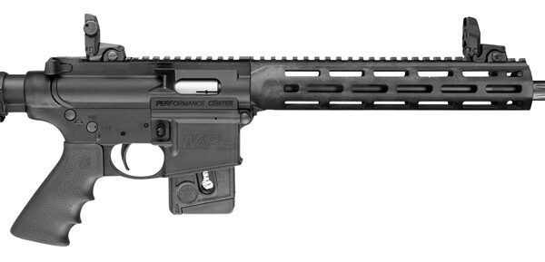 Smith & Wesson 10205 M&P15 Performance Center Sport 22 LR 10+1 18" Threaded Barrel,  Vltor Adjustable Stock, Magpul Folding MBUS Sights, Match Grade Precision Barrel,Chamber & Trigger, Hogue Grip, Opt