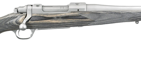 Ruger 17110 Hawkeye Compact 308 Win 4+1 16.50" Matte Stainless Steel Barrel, Integral Scope Mounts Stainless Steel Receiver, Black Fixed Laminate Stock