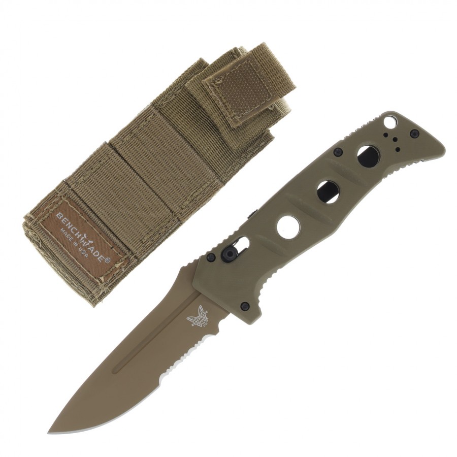 Benchmade 2750SFE-2 Adamas Auto Knife 3.8in Flat Earth PS Drop Point 1 610953203405