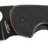 Spyderco C216GPBBK Efficient 2.98" Folding Plain Black DLC 8Cr13MoV SS Blade/Black Textured G10 Handle 2 716104012879