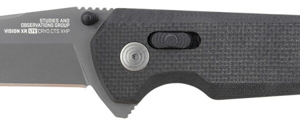 S.O.G SOG12570757 Vision XR LTE 3.36" Tanto Straight/CTS XHP Blade Black G10 Handle