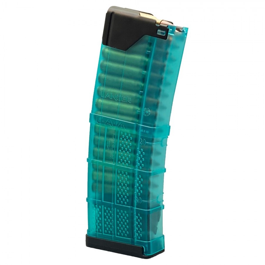 Lancer L5AWM 30 Round AR-15 Magazine 5.56 NATO Robin's Egg Blue 1 738435619404