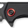 CobraTec Knives CTWOLVERINEG10 Wolverine 3.13" Folding Drop Point Plain Black Stonewashed D2 Steel Blade, 4.25" Black Textured G10 Scales Handle 2 753389273526