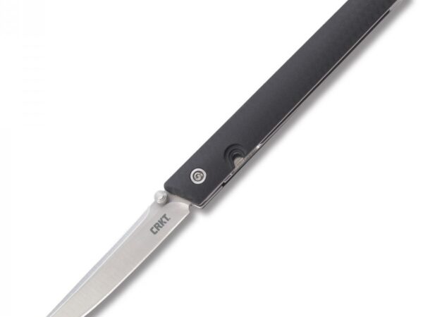 CRKT CEO Folding Knife 3.10in Plain GRN Clip Point Satin CR7096