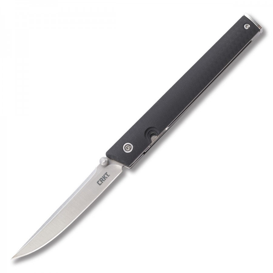 CRKT CEO Folding Knife 3.10in Plain GRN Clip Point Satin CR7096 1 794023709605