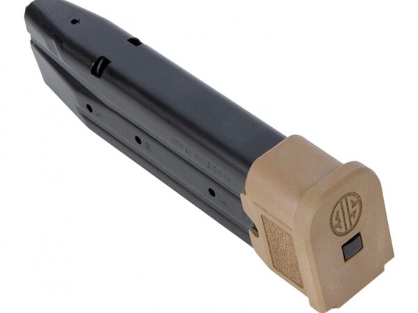 Sig Sauer MAGMODF921COY P320 21rd 9mm Luger Extended For Sig P320/M17/M18 Black Coyote Steel