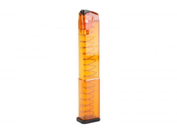 Elite Tactical Systems Group, Elite Tactical Systems Group, Magazine, 9MM, 32 Rounds, Fits Glock 17/19/26, All Generations, Polymer, Orange