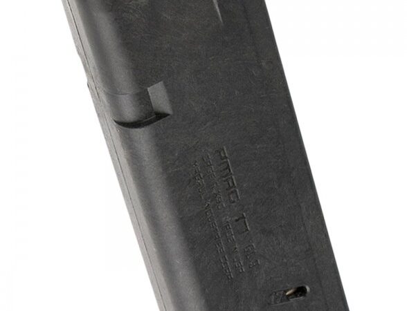 Magpul MAG546BLK PMAG GL9 17rd 9mm Luger Compatible w/Glock 17/19/26/34/45 Black Polymer