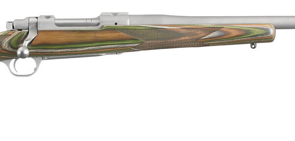 Ruger 47139 Hawkeye Predator Full Size 6.5 Creedmoor 4+1 24" Matte Stainless Steel Barrel, Matte Stainless Steel Receiver w/Integral Scope Mount, Green Mountain Adj LOP Laminate Stock, Right Hand