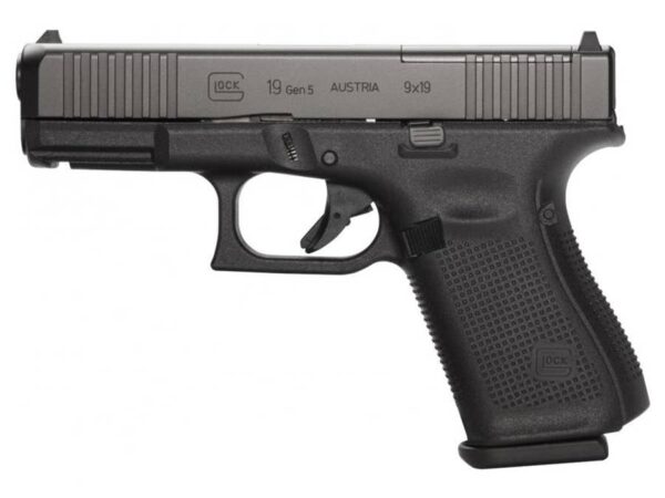 Glock G19 Gen 5 MOS - 9mm Pistol - Black
