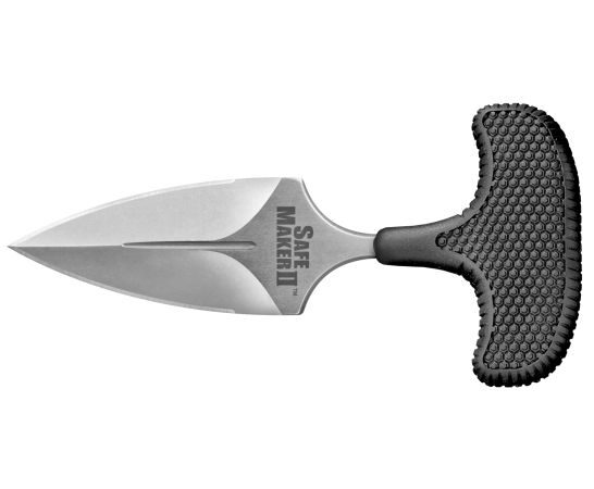 COLD STEEL, SAFE MAKER II, FIXED BLADE KNIFE, STEEL, PLAIN EDGE, 3.25" BLADE