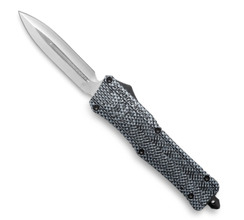 COBRA TEC CTK-1 LARGE - CARBON FIBER - DAGGER NOT SERRATED