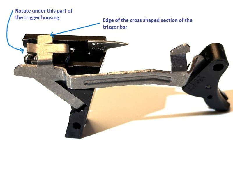 GLOCK 19 TRIGGER HOUSEING TRIGGER BAR CONNECTION GMW 800 600