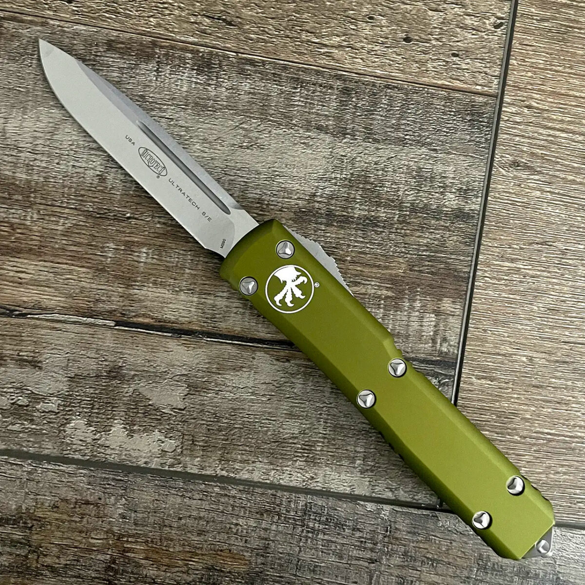 Microtech 121 10OD Ultratech SE OD Green Stonewash Standard 93617.1673314209