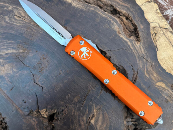 Microtech Ultratech D/E Stonewash - Orange