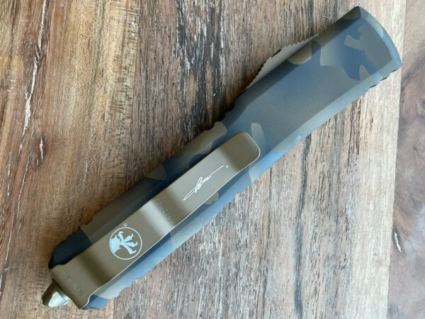 MICROTECH ULTRATECH D/E - COY CAMO SIG SERIES - FULL SERRATED