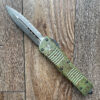Microtech 142 3OBDS Combat Troodon DE Outbreak Deep Engraved full Serrated Signature Series 67414.1672853298