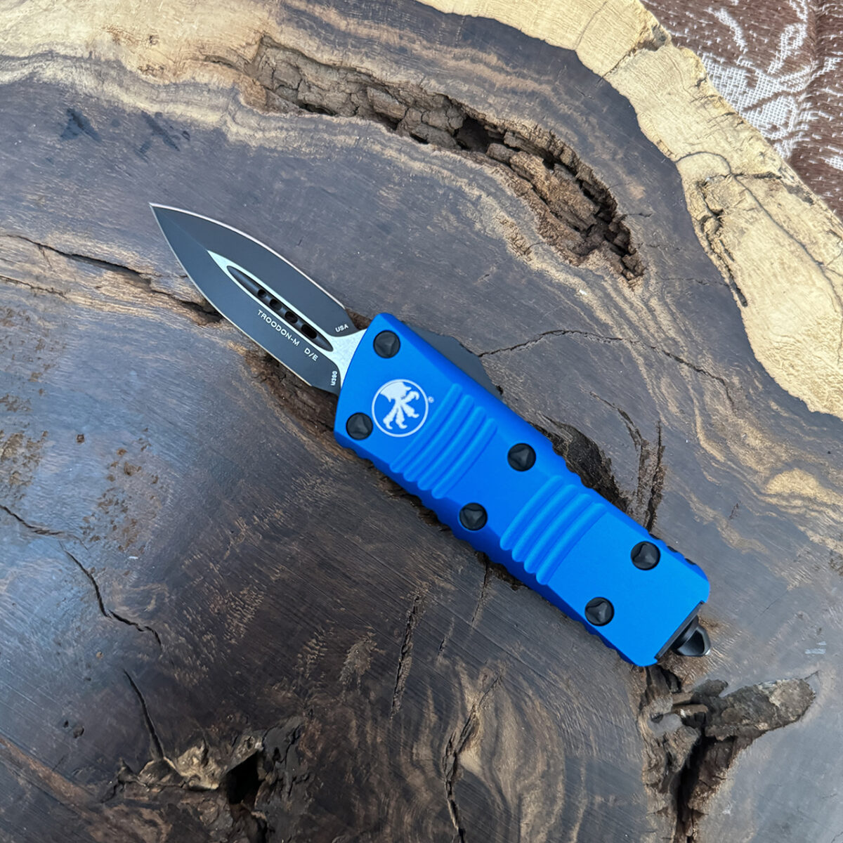 Microtech 238 1BL Mini Troodon DE Blue Standard 55982.1703610182
