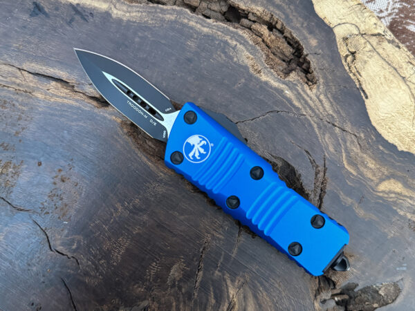 Microtech TROODON MINI D/E - BLUE STANDARD
