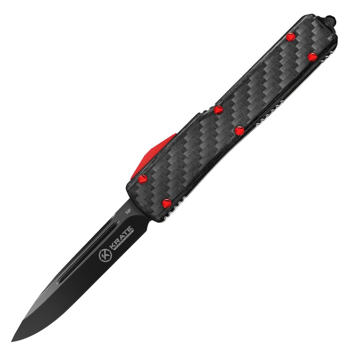 NWEB KRATE KNIFE CARBON FIBER OTF Carbon Fiber D2