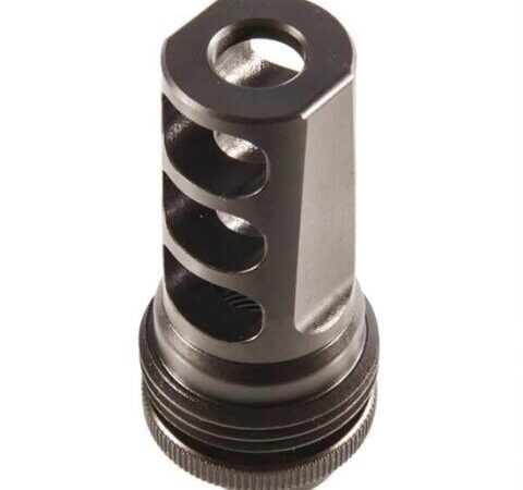 SILENCER CO. ASR MUZZLE BRAKE -.458 CAL (11/16X24)