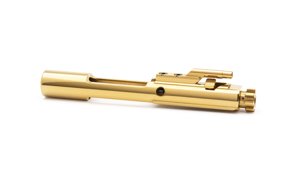ar15 steel bolt carrier group mystic gold LH 02