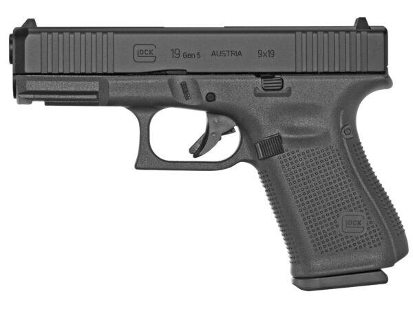 GLOCK 19 GEN 5 - 9MM PISTOL - BLK