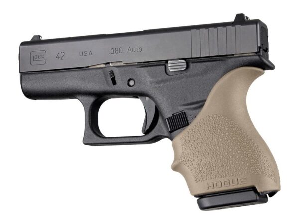 HOGUE BEAVERTAIL GRIP FOR GLOCK 42/43 - FDE