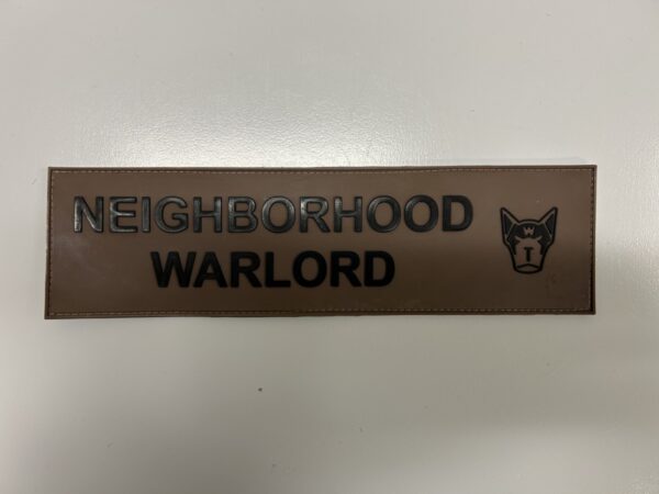 WDT Neighborhood Warlord Patches