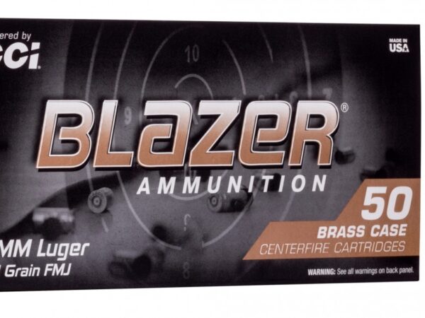 BLAZER-9MM 115 FMJ-50RD