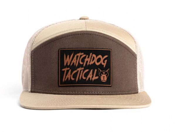 WDT Straight Brim Leather Patch Hat