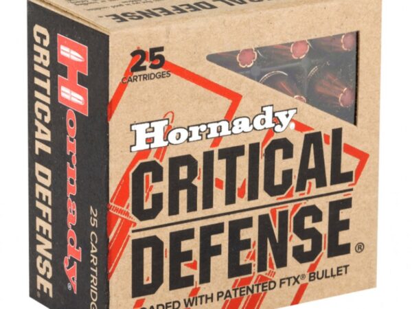 Hornady 90250 Critical Defense 9mmLuger 115gr Hornady Flex Tip eXpanding 25 Per Box